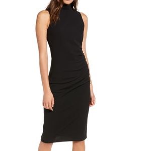 Ralph Lauren pleated turtleneck/side zipper/vent